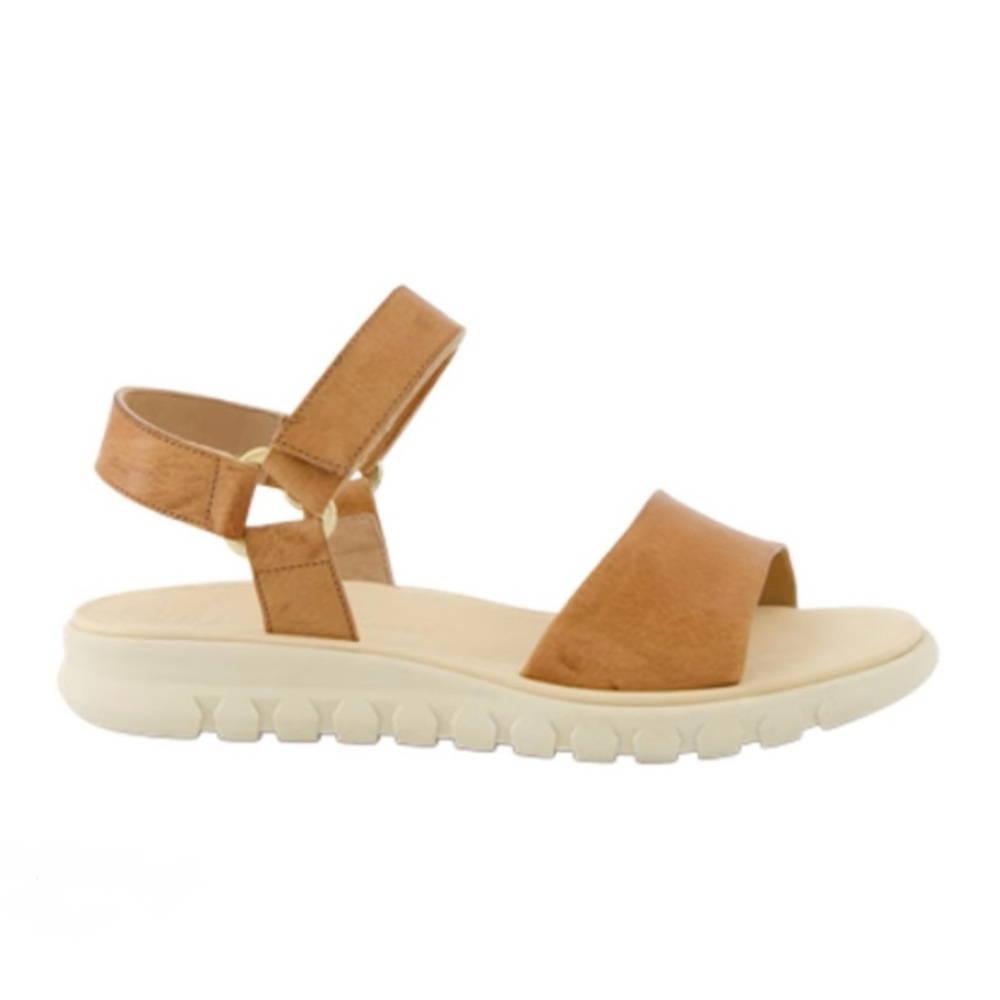 Browns leather Sandal. Cognac Leather.